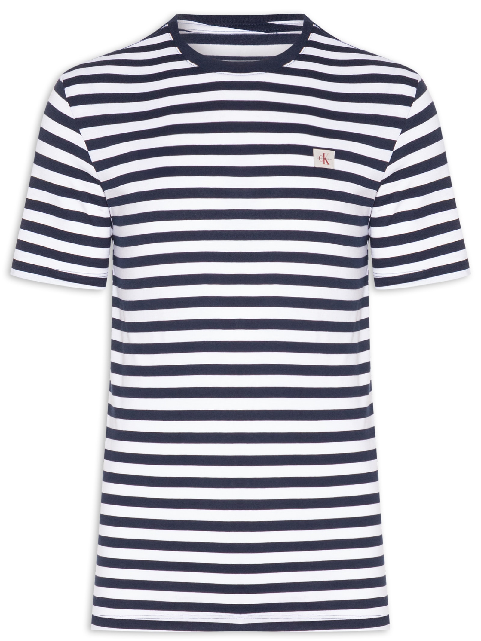 Camiseta Masculina Listrado Azul Calvin Klein Jeans
