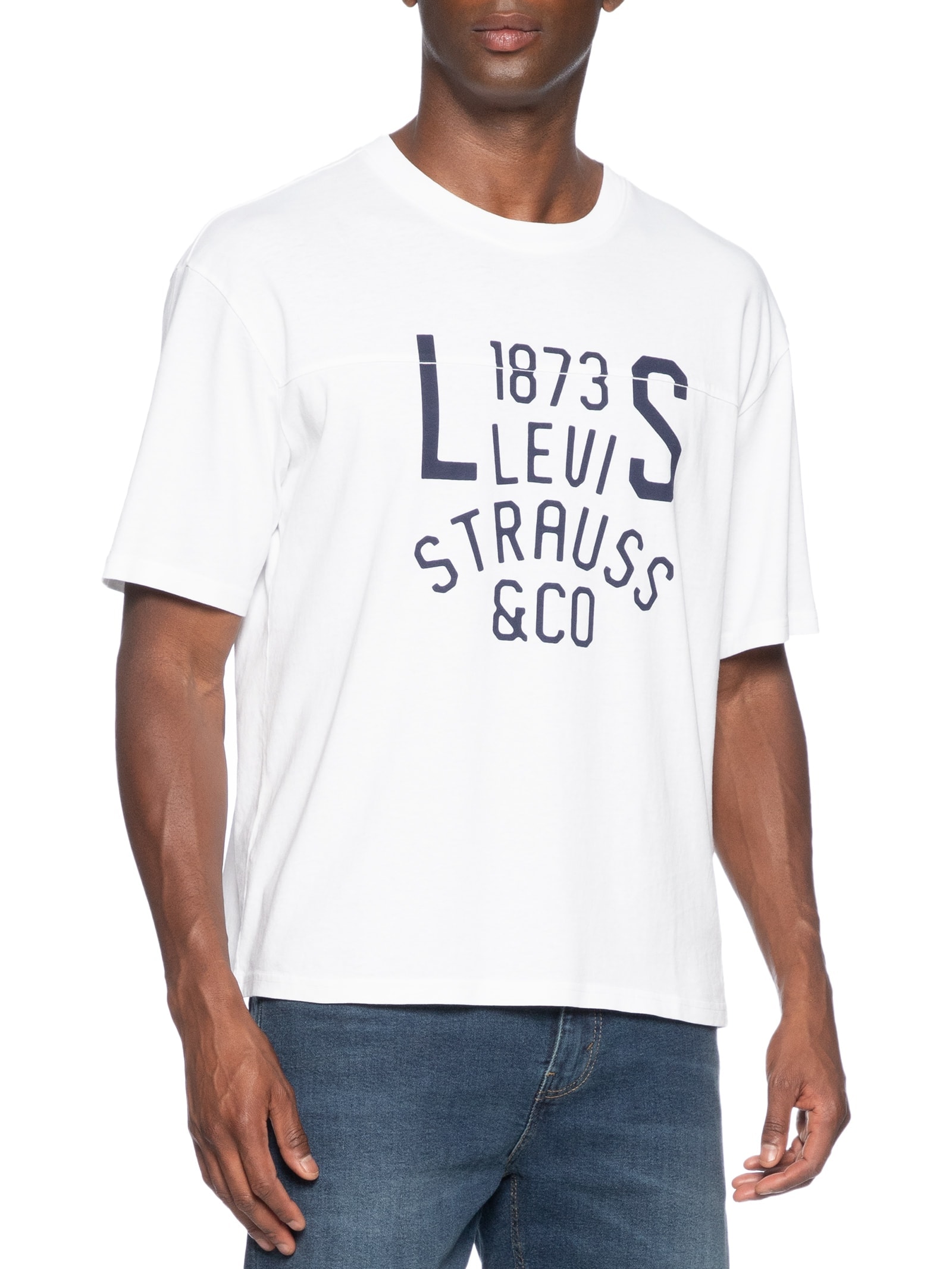 Camiseta Masculina Lockwood Practice Tee Branco Levi's