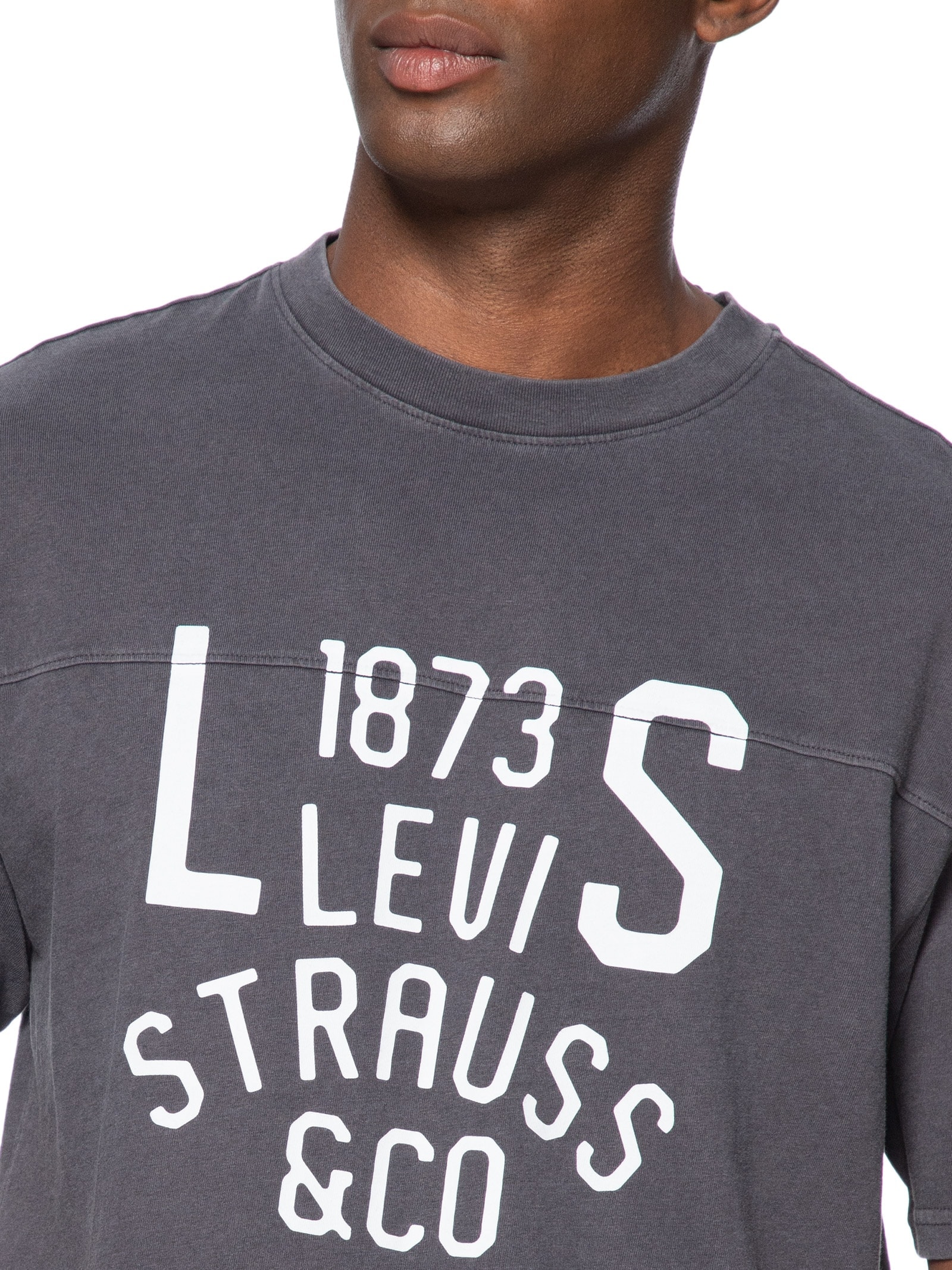 Camiseta Masculina Lockwood Practice Tee Cinza Levi's