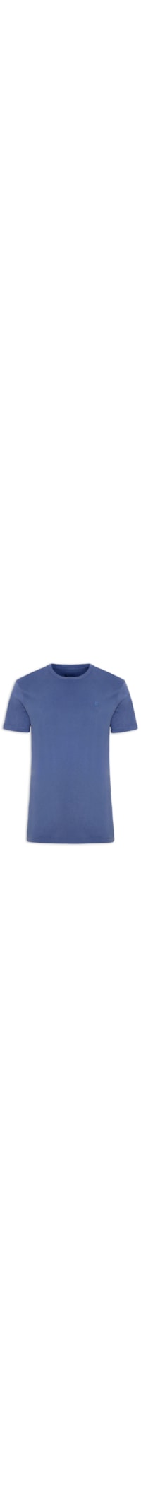 Camiseta Masculina Logo - Azul