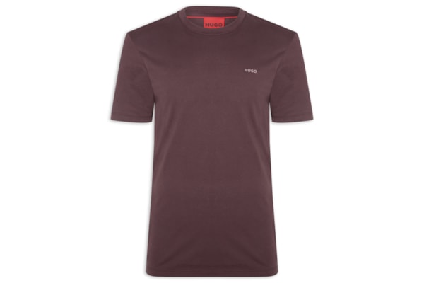 Camiseta Masculina Logo Crew Neck Dero 222 - Marrom