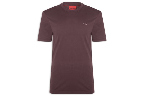 Camiseta Masculina Logo Crew Neck Dero 222 - Marrom