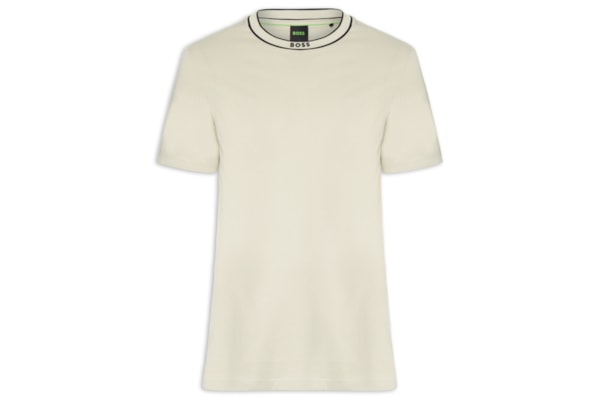 Camiseta Masculina Logo Crew Neck Tee 5 - Bege