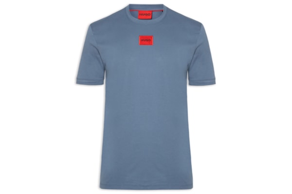 Camiseta Masculina Logo - Label Crew Neck Diragolino - Azul