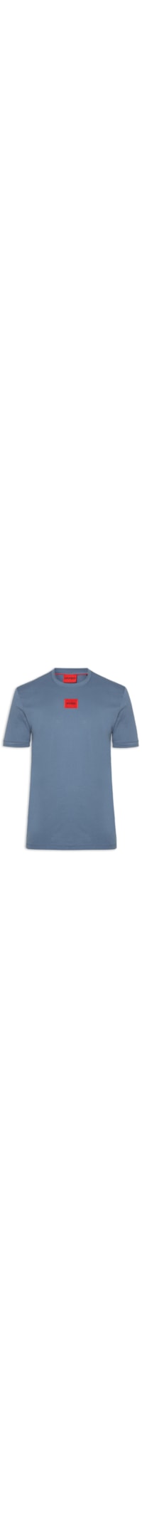 Camiseta Masculina Logo - Label Crew Neck Diragolino - Azul