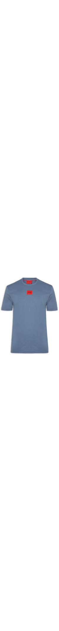 Camiseta Masculina Logo - Label Crew Neck Diragolino - Azul