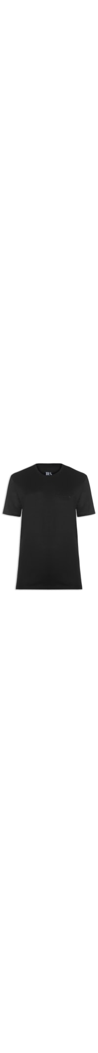 Camiseta Masculina Logo Preto - Preto