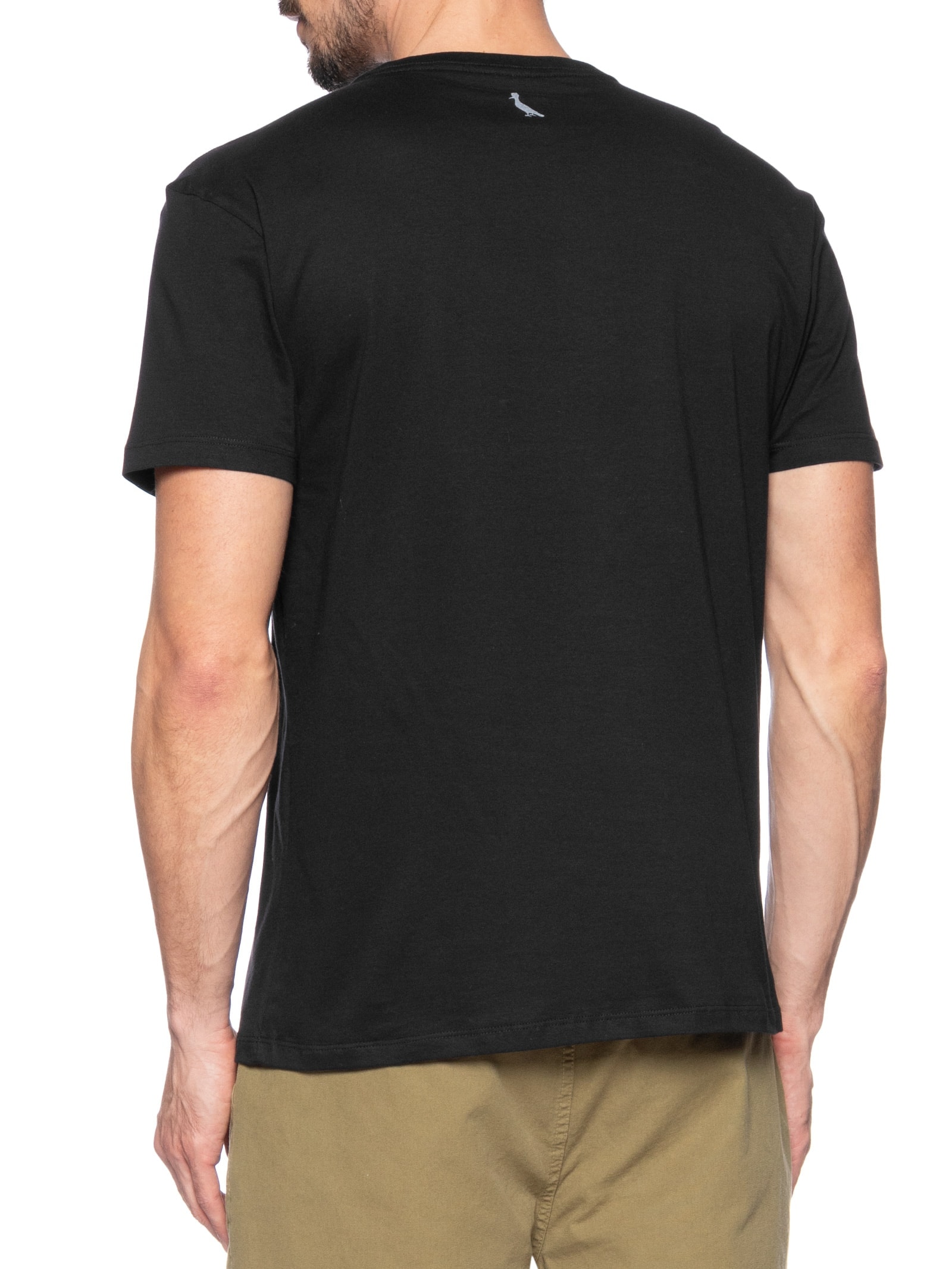Camiseta Masculina Logo Preto Preto Reserva