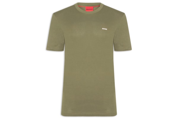 Camiseta Masculina Logo Print Crew Neck Dero 222 - Verde