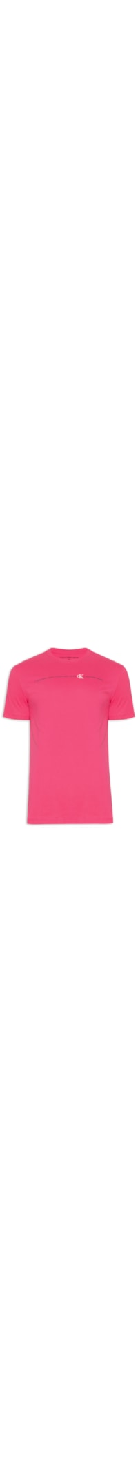 Camiseta Masculina Logo - Rosa