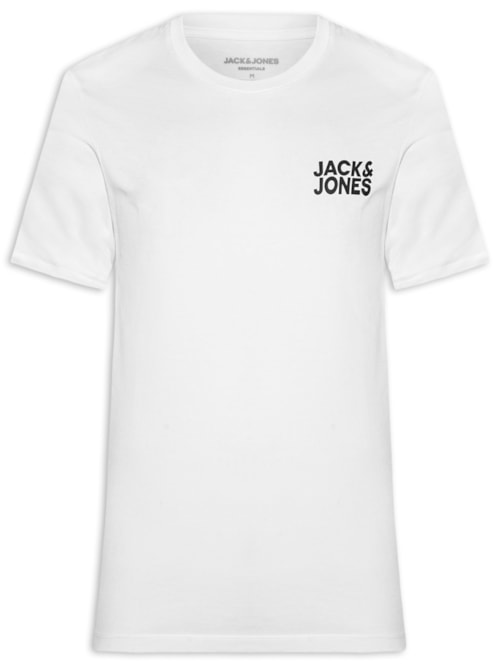 Camiseta Masculina Logo Slim Fit Em Algodão – Off White