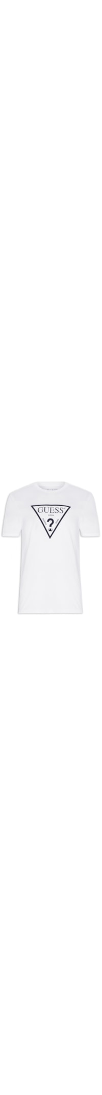 Camiseta Masculina Logo Triangulo - Branco
