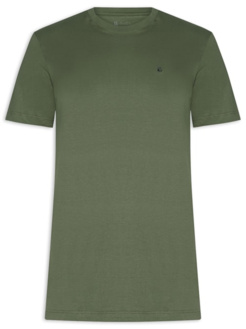 Camiseta Masculina Logo – Verde