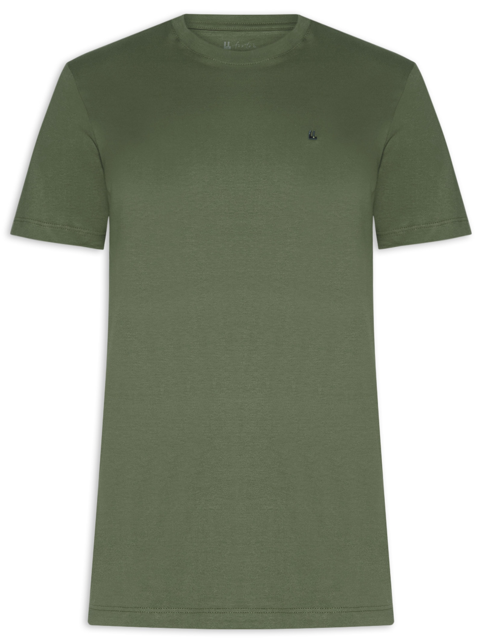 Camiseta Masculina Logo Verde Foxton