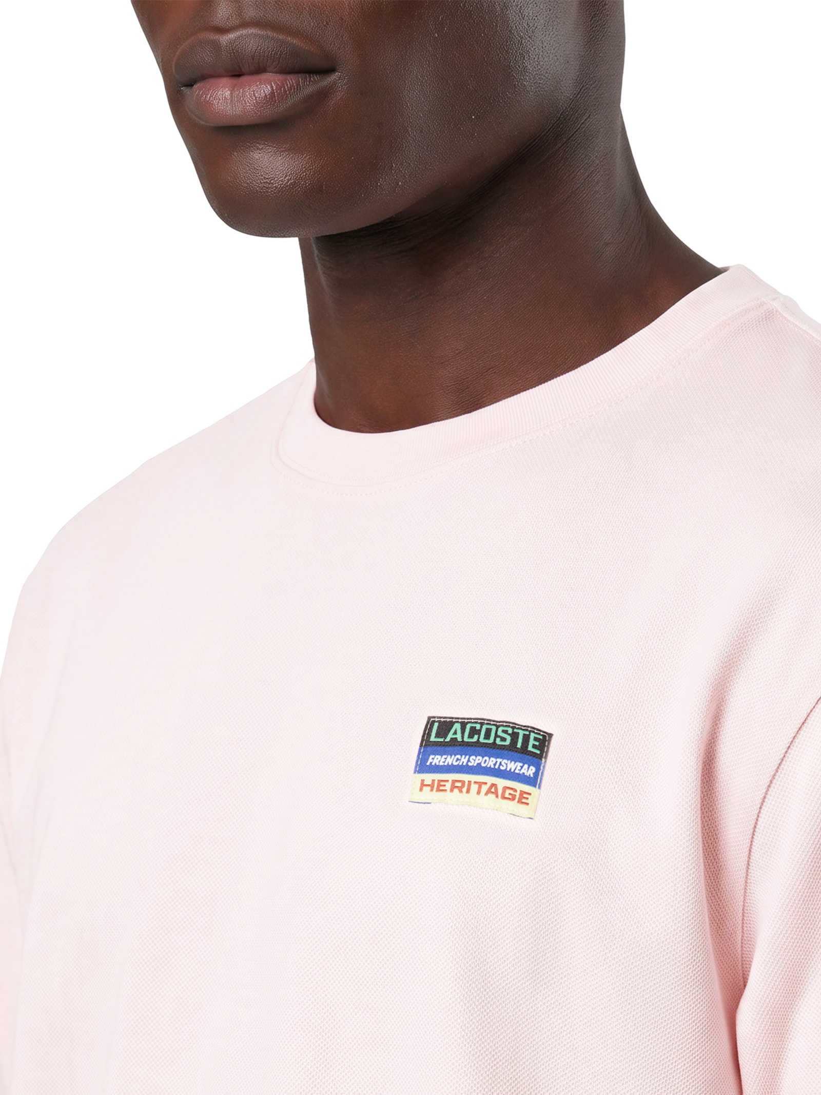 Camiseta Masculina Loose Fit 1933 – Rosa Lacoste