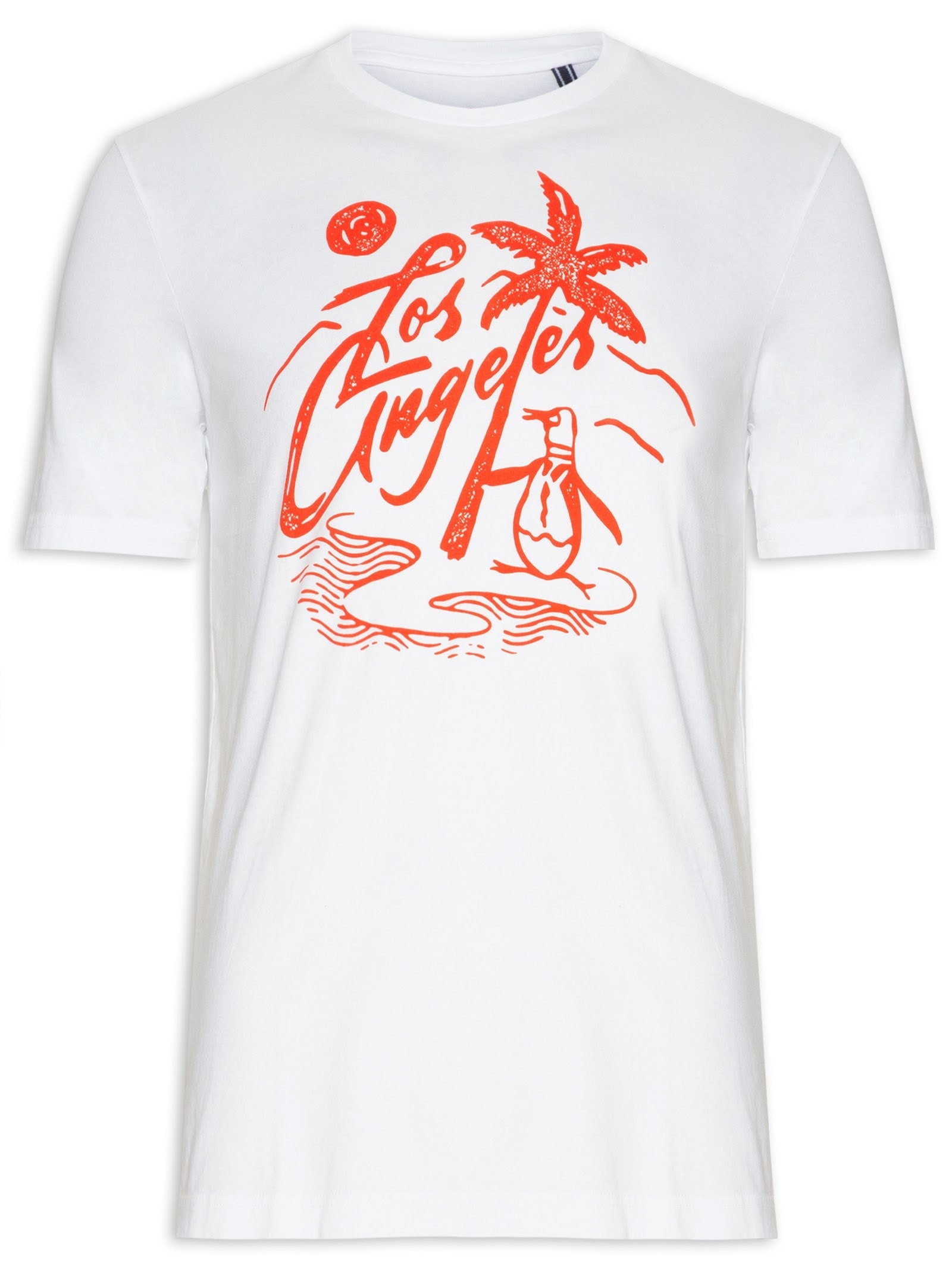 Camiseta Masculina Los Angeles Branco Original Penguin