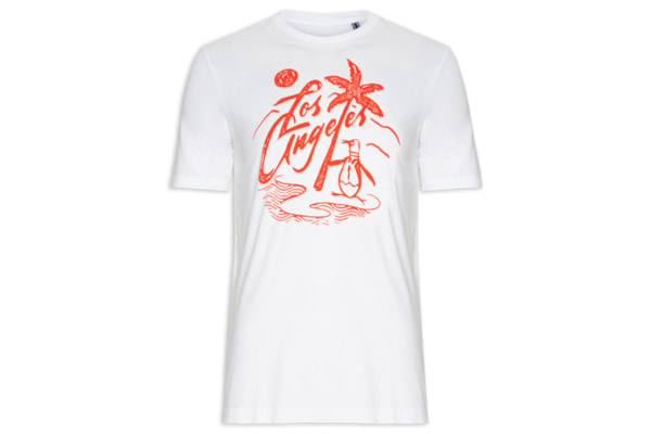 Camiseta Masculina Los Angeles - Branco