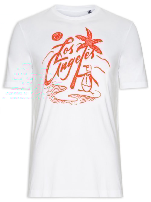 Camiseta Masculina Los Angeles – Branco