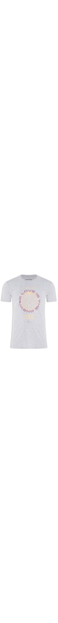 Camiseta Masculina Love - Cinza