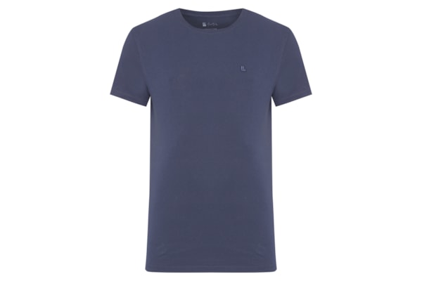 Camiseta Masculina M/m Logo - Azul