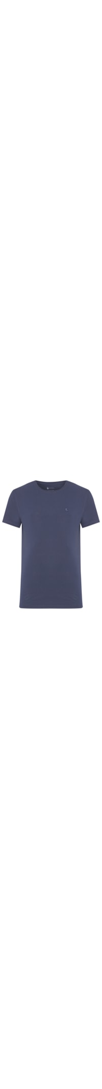 Camiseta Masculina M/m Logo - Azul