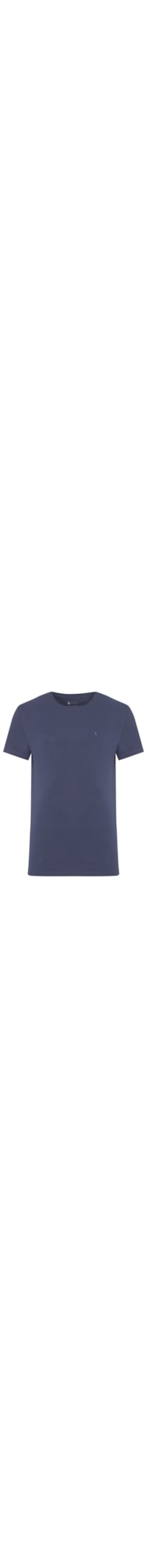 Camiseta Masculina M/m Logo - Azul