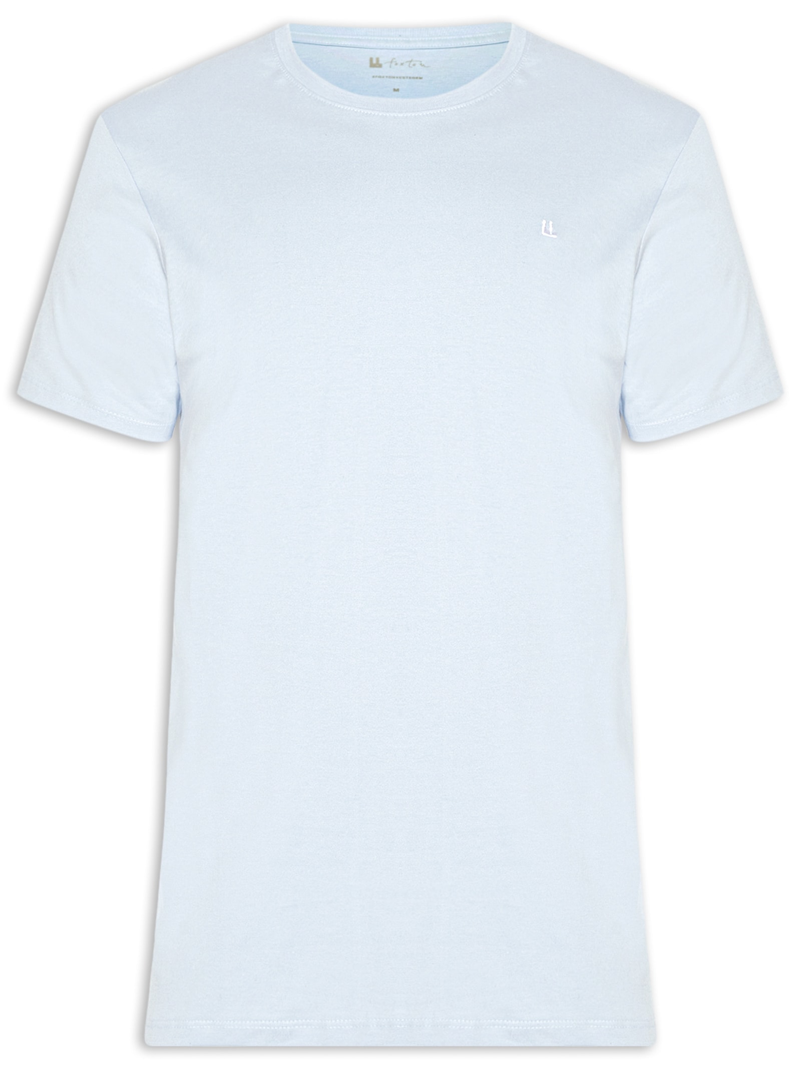 Camiseta Masculina M/M Logo Azul Foxton