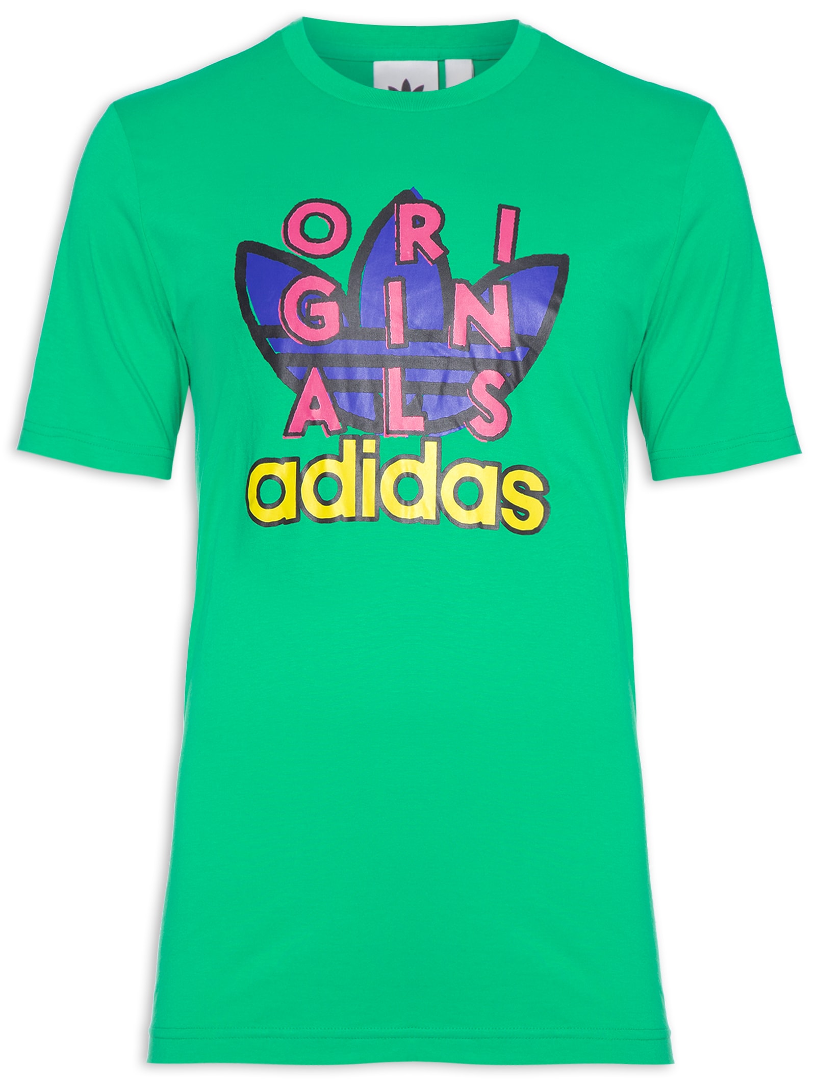 Camiseta Masculina Maculina Ts Ss 1 Verde Adidas Originals
