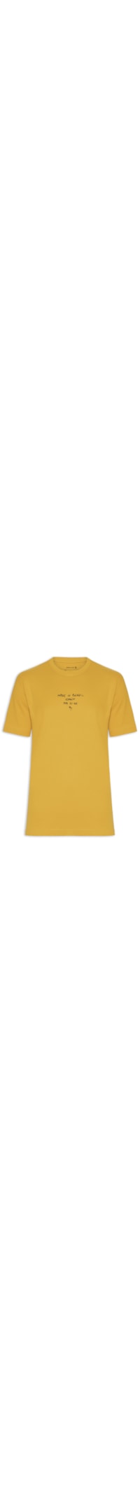 Camiseta Masculina Made In Brazil - Amarelo