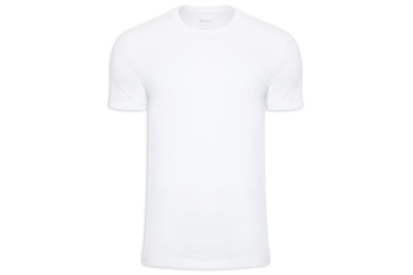 Camiseta Masculina Maga Curta Light E-Basics II - Branco