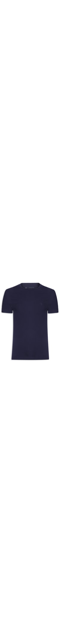 Camiseta Masculina Malha Gd Básica - Azul