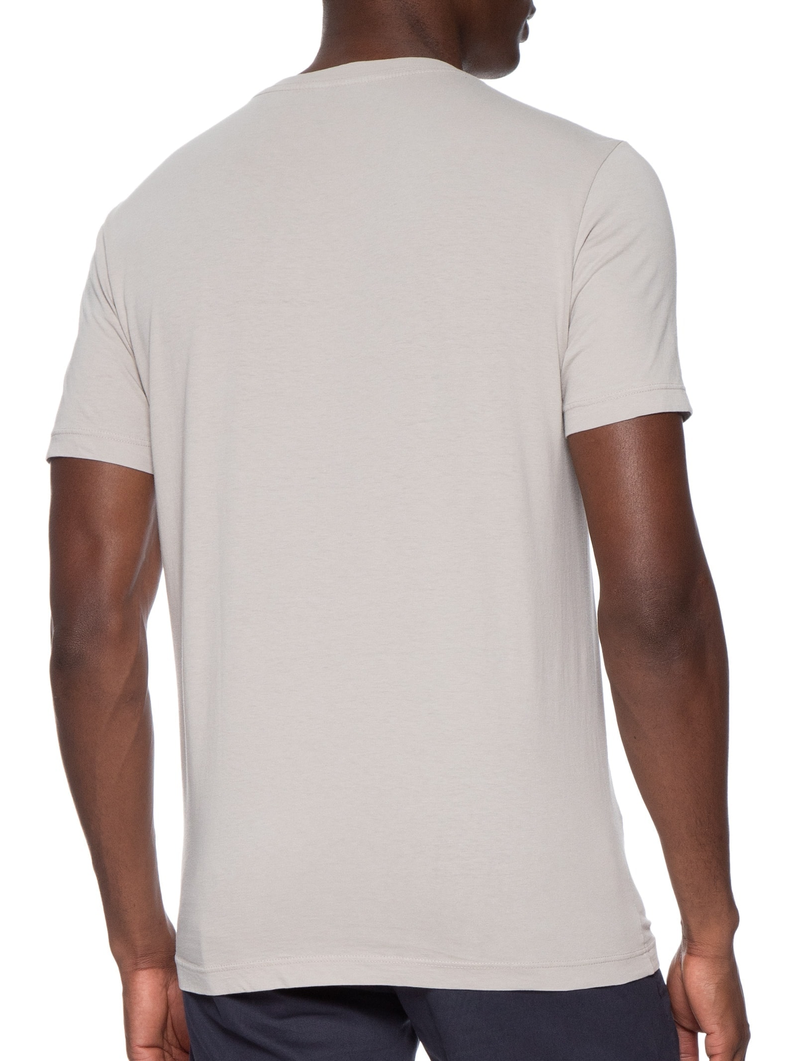 Camiseta Masculina Malha Gd Básica Bege Vr