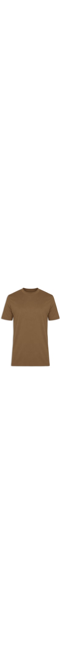 Camiseta Masculina Malha Office - Bege
