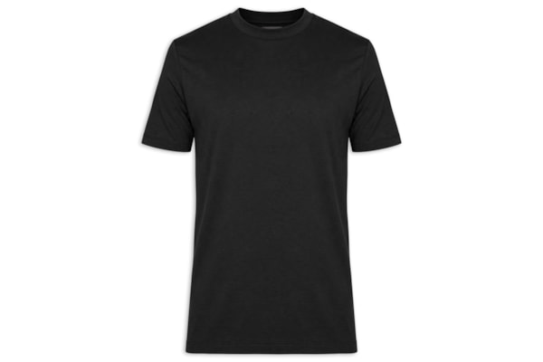 Camiseta Masculina Malha Office - Preto