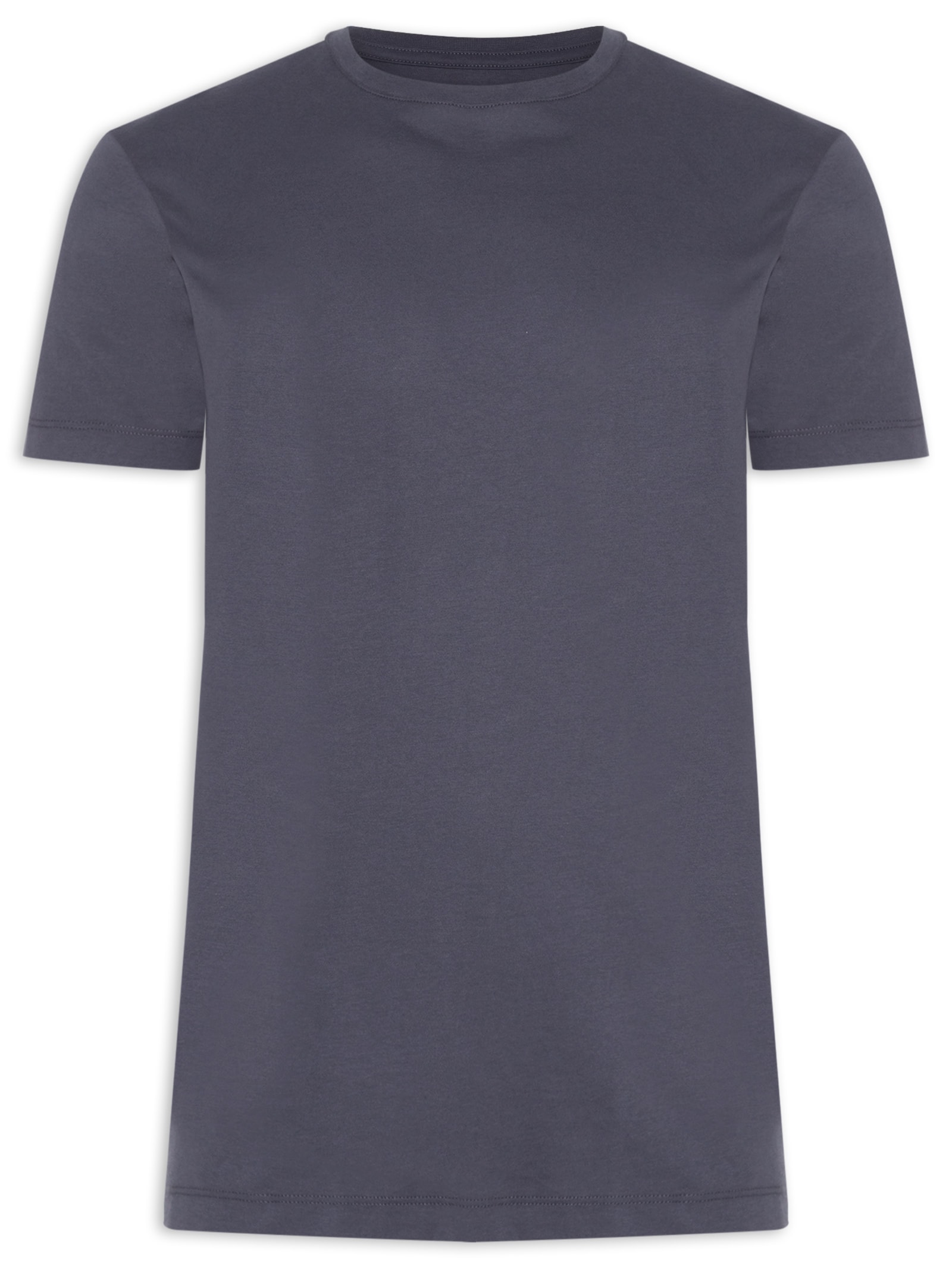 Camiseta Masculina Malha Pima Azul Foxton