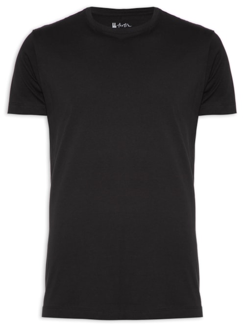 Camiseta Masculina Malha Pima – Preto