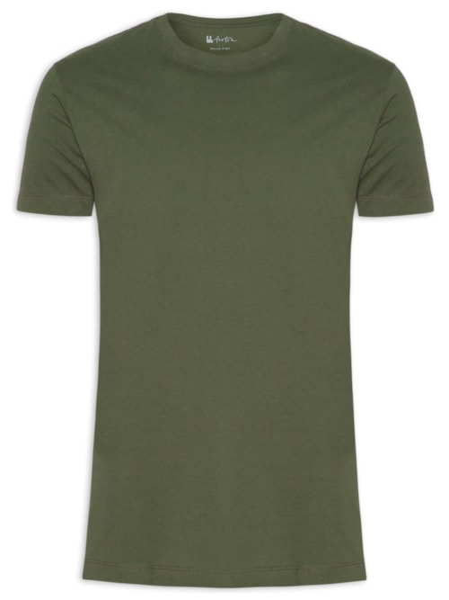 Camiseta Masculina Malha Pima – Verde