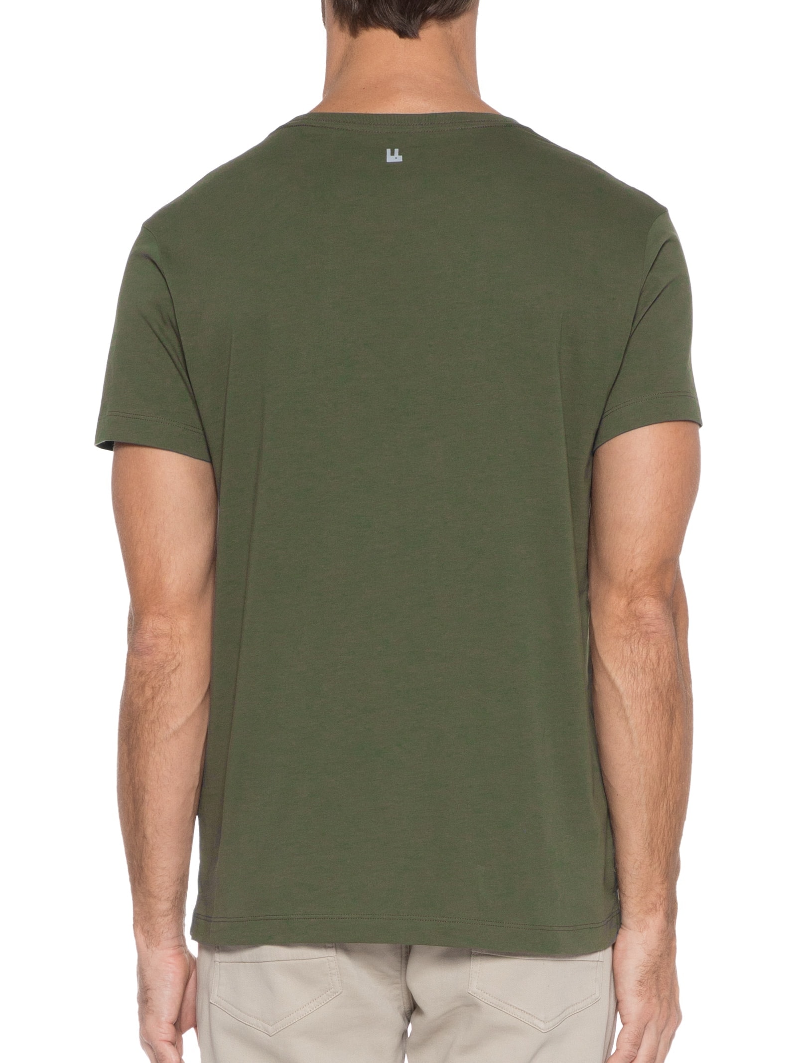 Camiseta Masculina Malha Pima Verde Foxton