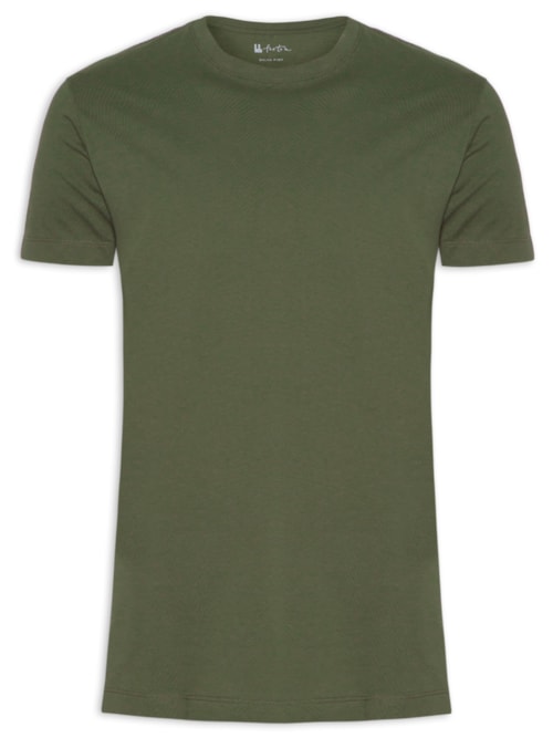 Camiseta Masculina Malha Pima - Verde