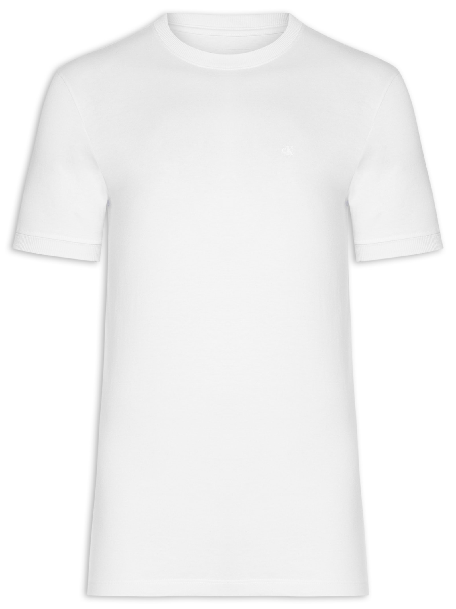 Camiseta Masculina Malhão Com Punhos Branco Calvin Klein Jeans