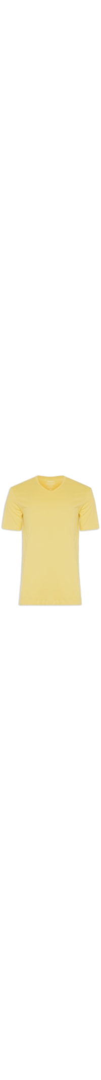 Camiseta Masculina Manga Curta - Amarelo