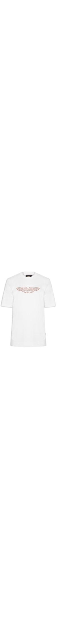 Camiseta Masculina Manga Curta Aston Martin - Branco