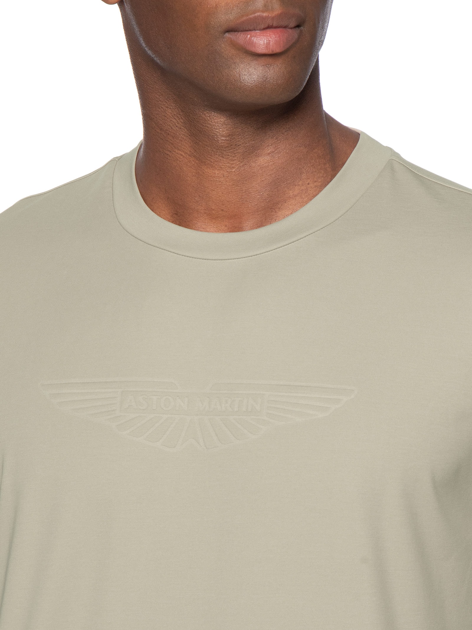 Camiseta Masculina Manga Curta Aston Martin L-Max Marrom Boss