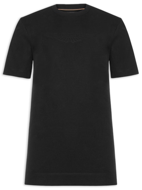 Camiseta Masculina Manga Curta Aston Martin L-Max – Preto