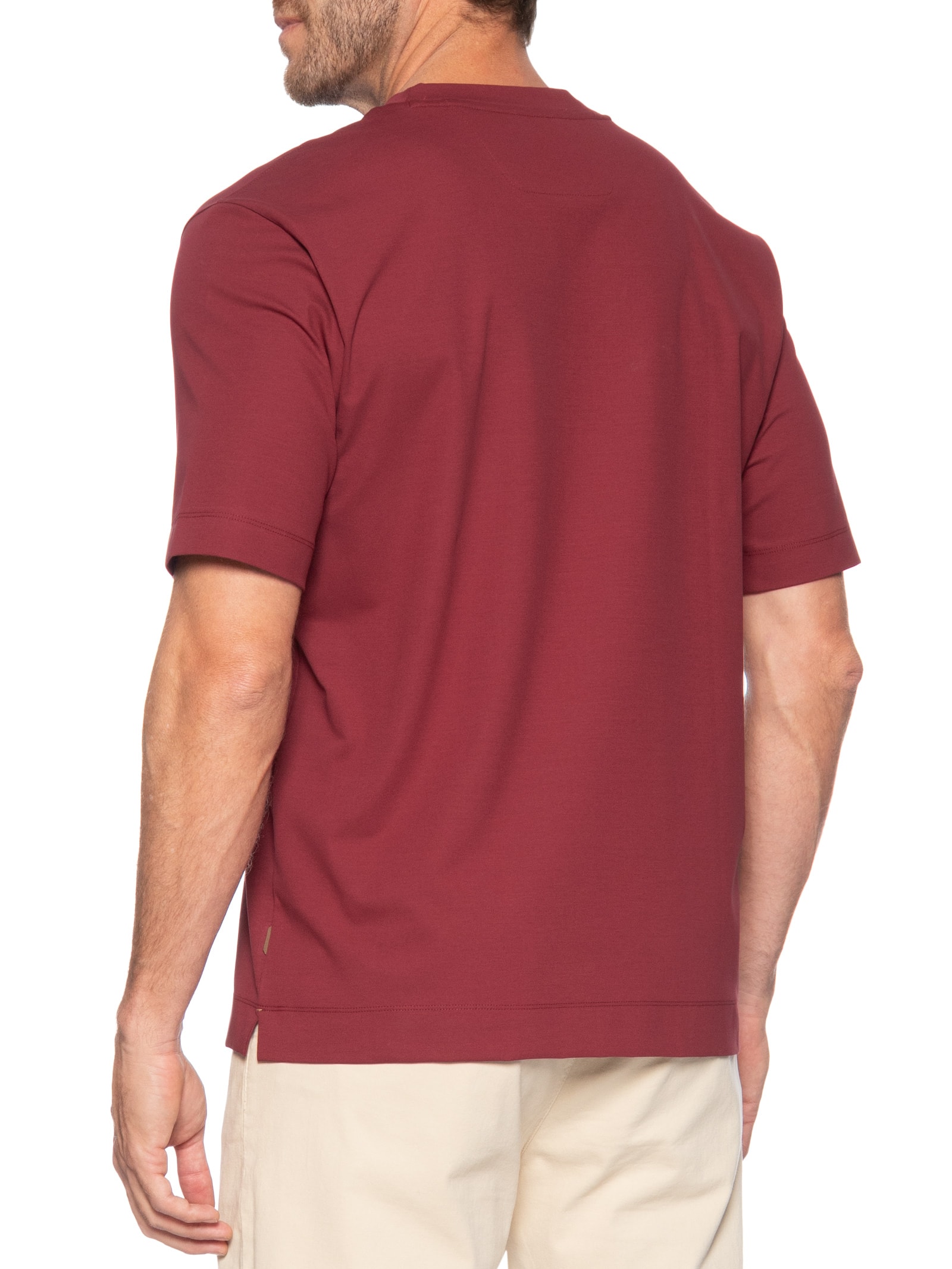 Camiseta Masculina Manga Curta Aston Martin Vermelho Boss