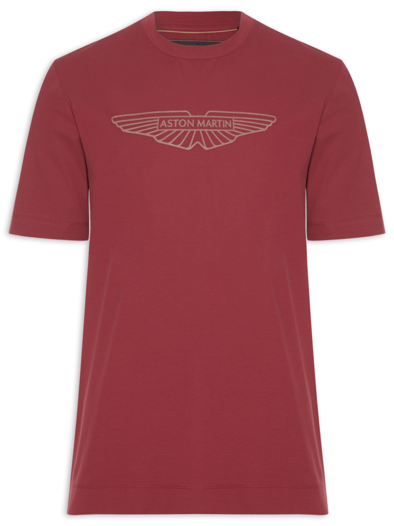 Camiseta Masculina Manga Curta Aston Martin Vermelho Boss
