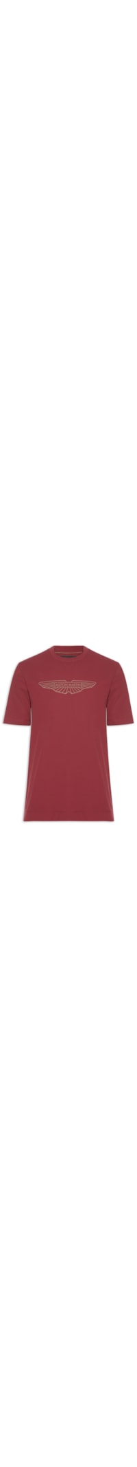Camiseta Masculina Manga Curta Aston Martin - Vermelho