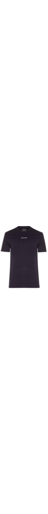 Camiseta Masculina Manga Curta AX - Azul