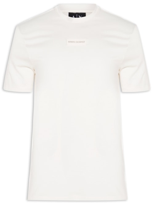 Camiseta Masculina Manga Curta AX – Branco