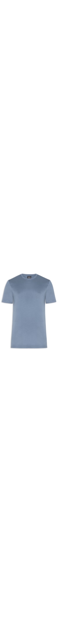 Camiseta Masculina Manga Curta Ax Pima - Azul